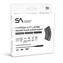 Scientific Anglers Magnitude Textured Grand Slam 10' Clear Tip Floating Fly Line in Horizon and Clear